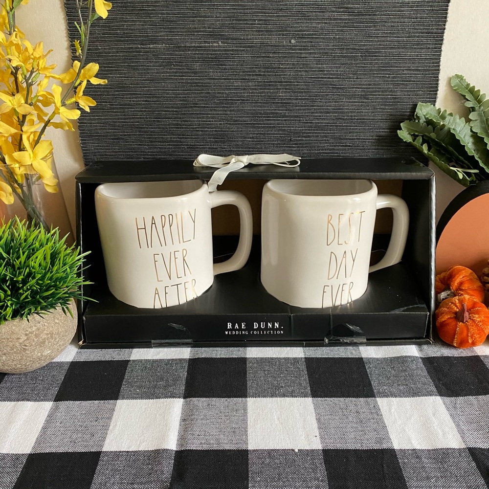 Rae Dunn Wedding Mugs